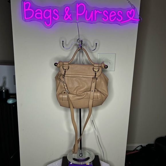 SeeByChloe Beige Leather Handbag Like new cony - Picture 2 of 3